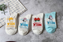 Load image into Gallery viewer, Japanese Kawaii Strawberry Banana Milk Ankle Socks
