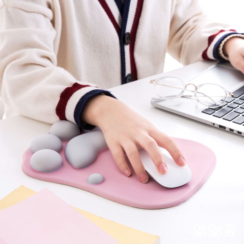 Kawaii Cat Paw Silicone Mouse Pad