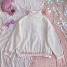 Load image into Gallery viewer, Kawaii Strawberry🍓 Milk🥛 Kitted Schoolgirl Sweater
