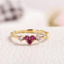 Load image into Gallery viewer, Sailor Moon Inspired Pink Heart Ring
