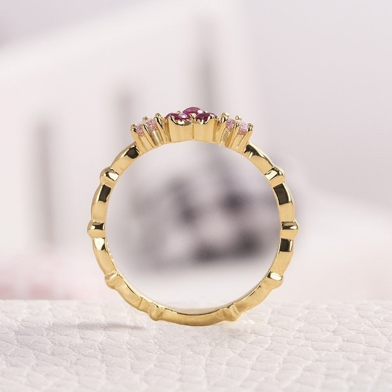 Sailor Moon Inspired Pink Heart Ring