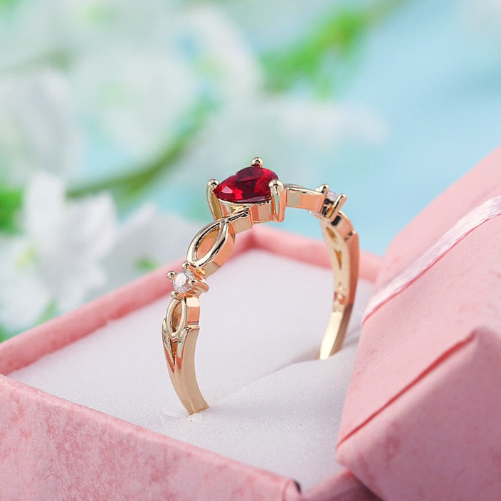 Sailor Moon Inspired Scarlet Heart Ring