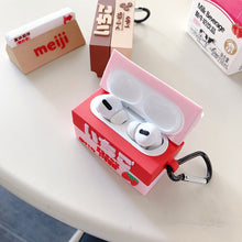 Load image into Gallery viewer, Kawaii Milk Box Airpods Case
