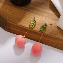 Load image into Gallery viewer, Kawaii Peach Earrings

