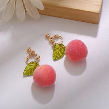Load image into Gallery viewer, Kawaii Peach Earrings
