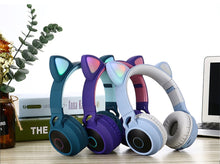 Load image into Gallery viewer, Kawaii Cat🐱 Ear LED✨ Wireless Headphone
