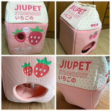 Load image into Gallery viewer, Strawberry Banana Milk Cat House
