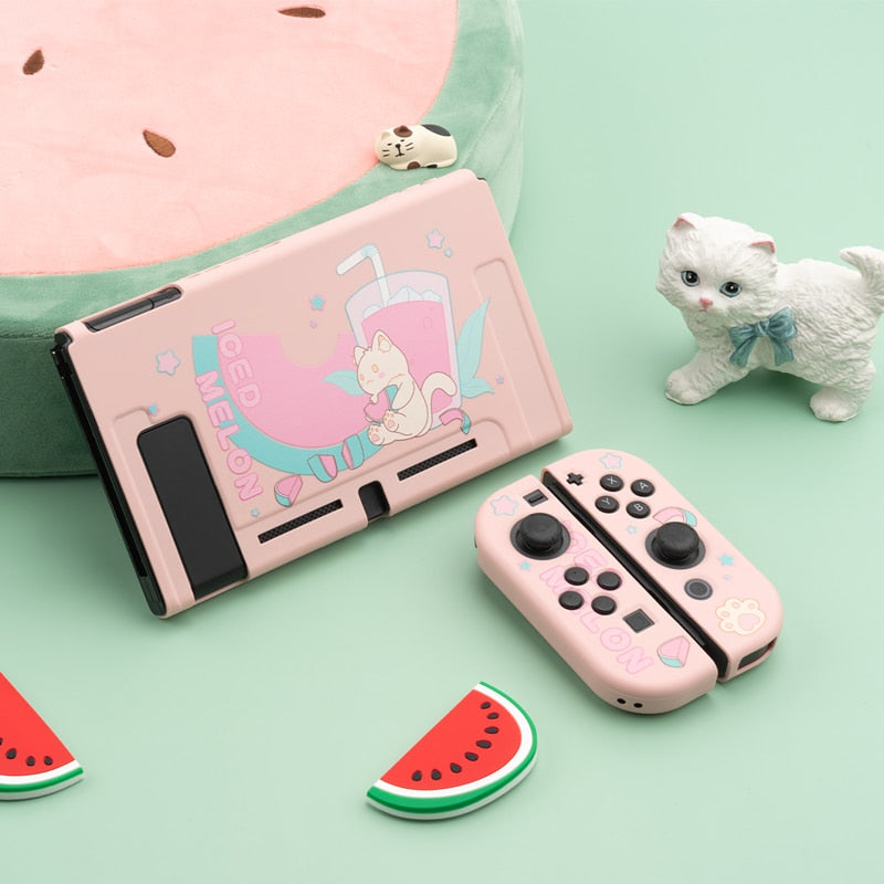 Watermelon Cat Nintendo Switch Soft Shell