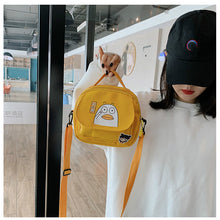 Load image into Gallery viewer, Cute Shiba Inu/ Duck Canvas Printed Crossbody Bag
