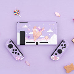 Ice Cream Cat Nintendo Switch Soft Cover Back Shell