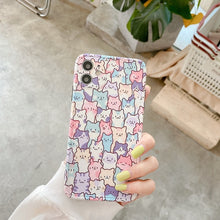Load image into Gallery viewer, Kitty Cat Pastel Pattern Phone Case
