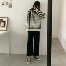 Load image into Gallery viewer, Casual Wide Legs Korean Style Ankle Pants - My Kawaii Space
