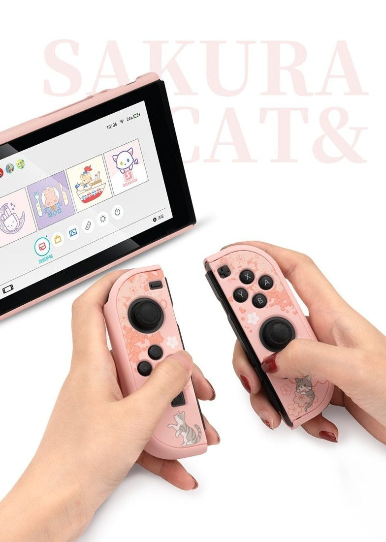 Sakura Cat Nintendo Switch Shell