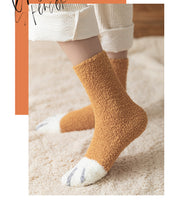 Load image into Gallery viewer, Super Fluff Cat Paw Socks
