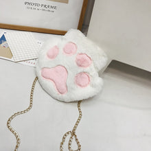 Load image into Gallery viewer, Cute Fluffy Cat Paw Plush 🐱Shoulder Bag

