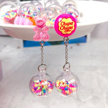 Load image into Gallery viewer, Cute Chupa Chups Candy Gummy Earrings
