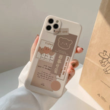 Load image into Gallery viewer, Retro Chocolate Cake Bear Phone Case
