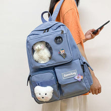 Load image into Gallery viewer, Astronaut Bear Kawaii Backpack - My Kawaii Space
