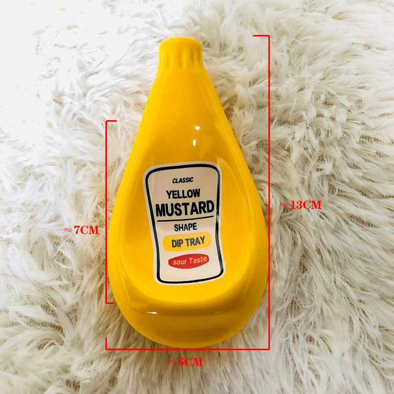 Funny Ketchup/Mustard Sauce Dish