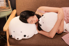 Load image into Gallery viewer, Squishy Lying Seal Plush
