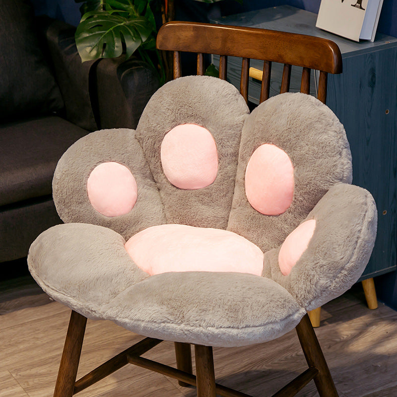  Cute Seat Cushion, Cat Paw Shape Floor Cushion with