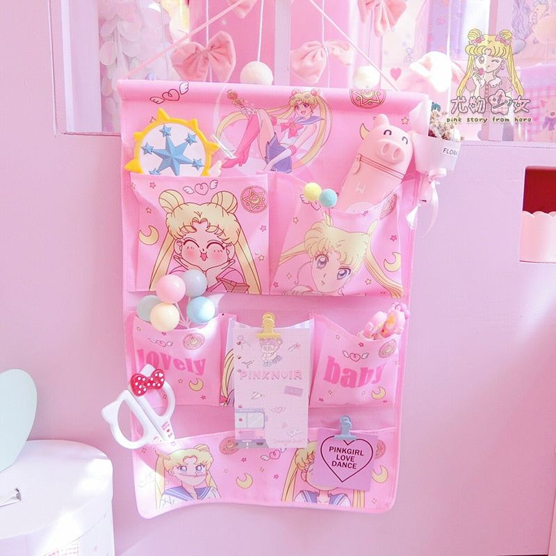 Sailor Moon Inspired Wall Storage Bags