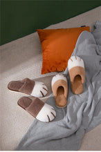 Load image into Gallery viewer, Kawaii Cat Paw Warm Fur Slippers
