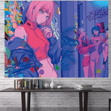 Load image into Gallery viewer, Japanese Aesthetic Digital Art Tapestry

