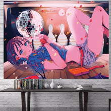 Load image into Gallery viewer, Japanese Aesthetic Digital Art Tapestry
