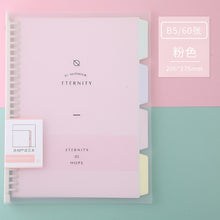 Load image into Gallery viewer, Pastel  B5/A4/A5 Binder Notebook
