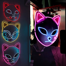Load image into Gallery viewer, Demon Slayer Glow LED Mask
