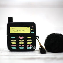 Load image into Gallery viewer, Retro Pink Mobile Phone Airpods Case
