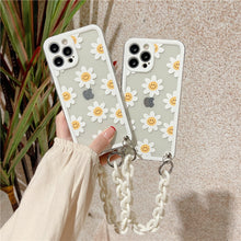 Load image into Gallery viewer, Fresh Daisy Wrist Chain Phone Case
