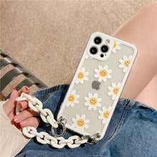 Load image into Gallery viewer, Fresh Daisy Wrist Chain Phone Case
