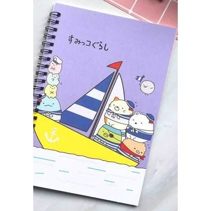 San-X SUMIKKO GURASHI Animal Spiral Notebook