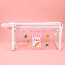 Load image into Gallery viewer, Transparent Waterproof PVC Animal Pencil Case
