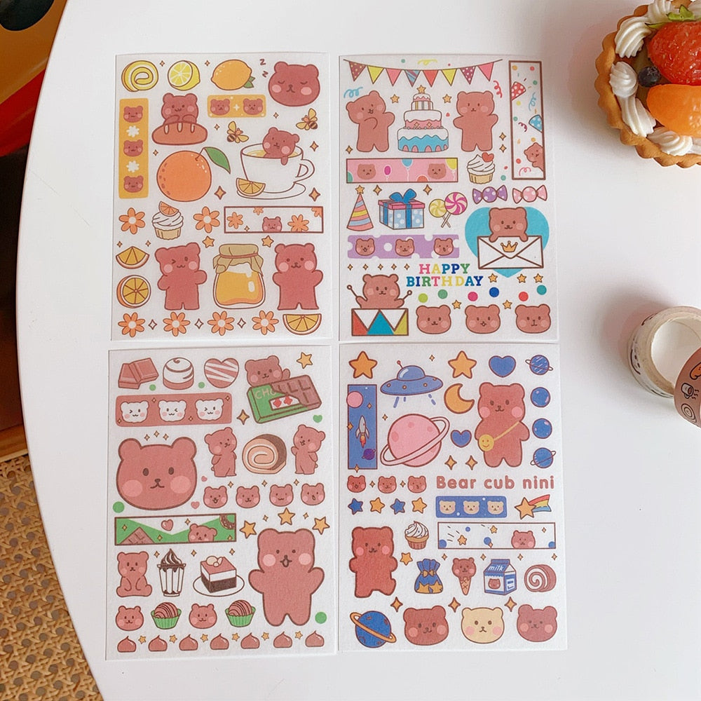 Cute Gummy Bear Stickers