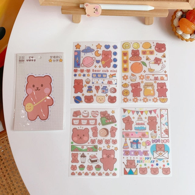 Cute Gummy Bear Stickers