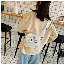 Load image into Gallery viewer, Cute Shiba Inu/ Duck Canvas Printed Crossbody Bag

