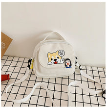 Load image into Gallery viewer, Cute Shiba Inu/ Duck Canvas Printed Crossbody Bag
