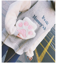Load image into Gallery viewer, Cute Fluffy Cat Paw Plush 🐱Shoulder Bag
