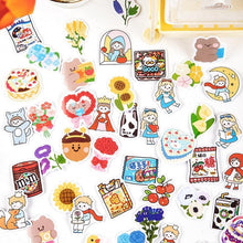 Load image into Gallery viewer, 46pcs Kawaii Animals Food Mini Sticker
