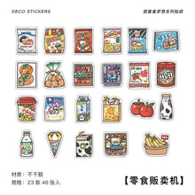 Load image into Gallery viewer, 46pcs Kawaii Animals Food Mini Sticker
