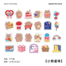 Load image into Gallery viewer, 46pcs Kawaii Animals Food Mini Sticker
