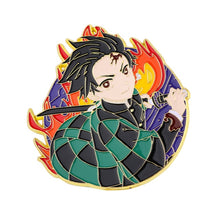 Load image into Gallery viewer, Demon Slayer Enamel Pin
