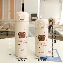 Load image into Gallery viewer, Mini Kawaii Bear Thermal Bottle
