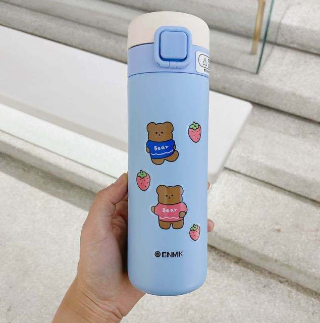Mini Kawaii Bear Thermal Bottle