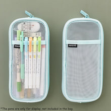 Load image into Gallery viewer, Transparent Mesh Pencil Case
