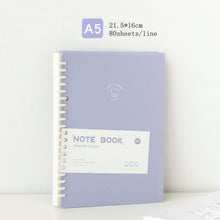 Load image into Gallery viewer, Pastel Minimalist A5 B5 Spiral Notebook
