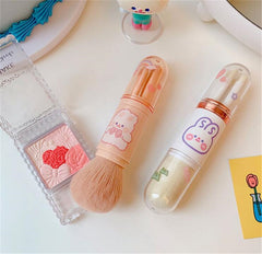 Kawaii Bunny/Bear Portable Makeup Brushes
